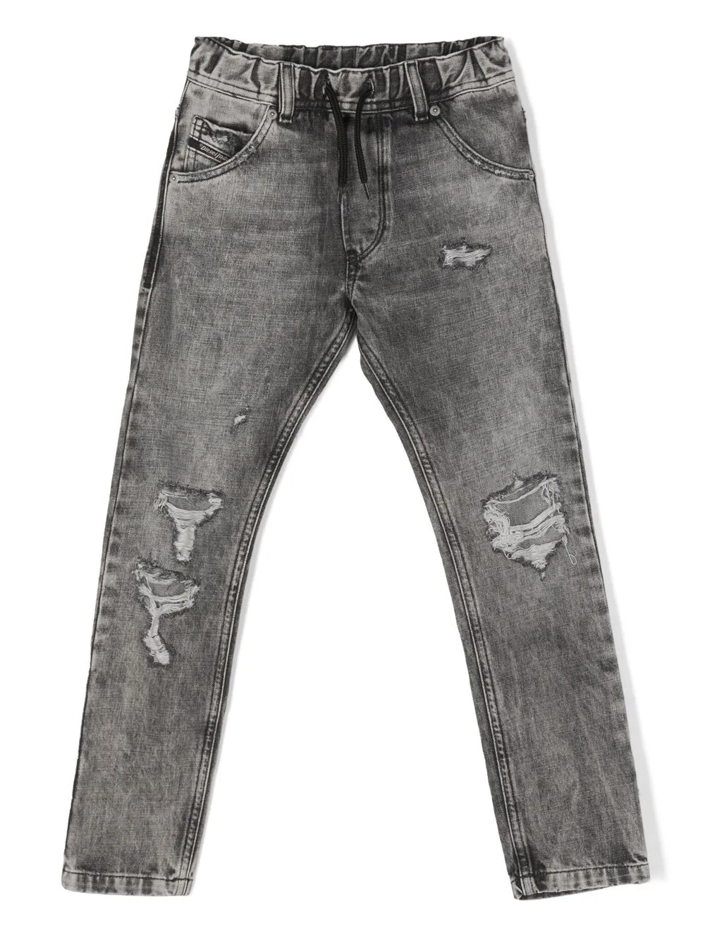 

Diesel Kids Krooley distressed-effect jeans - Grey