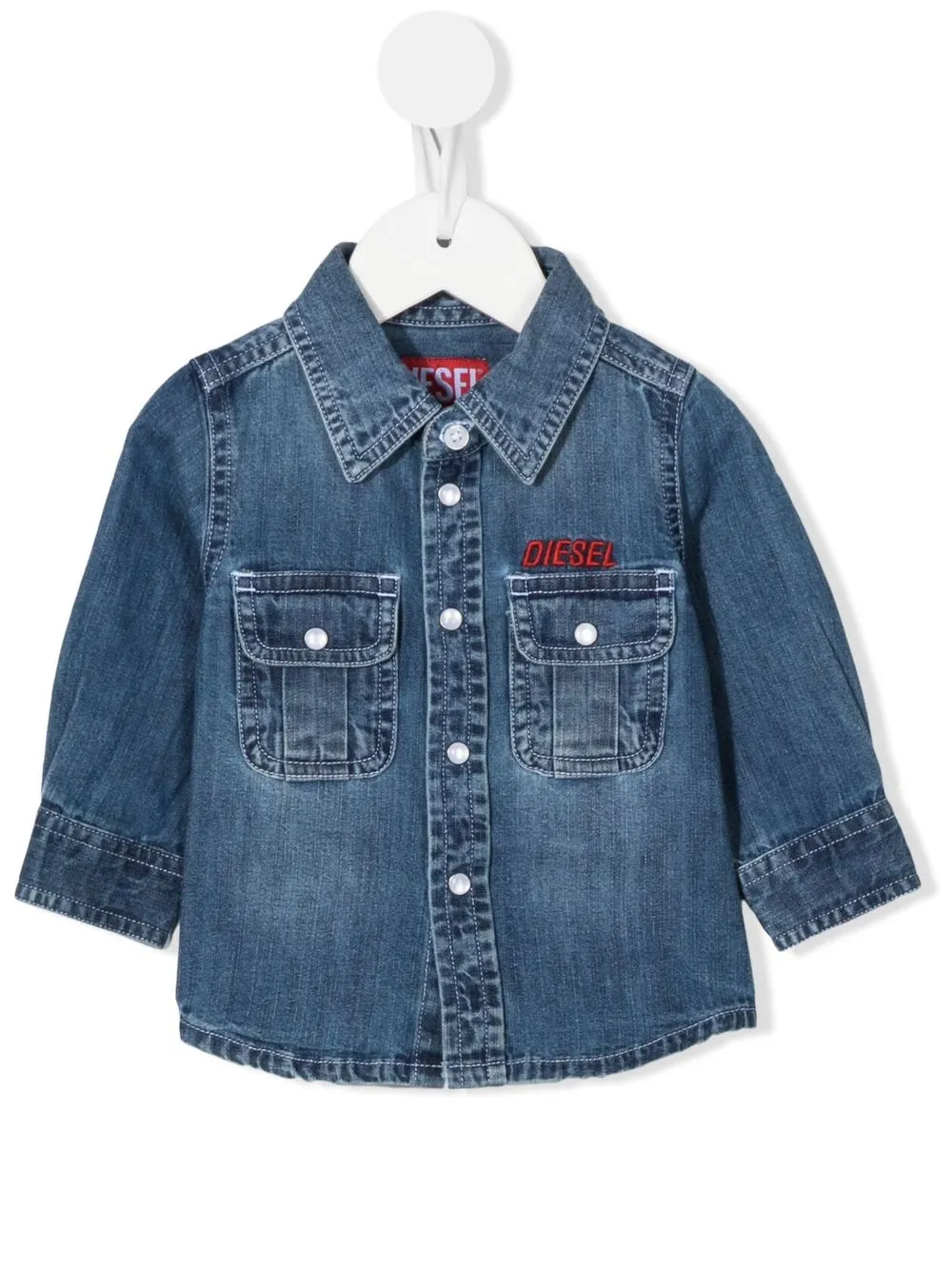 

Diesel Kids camisa de mezclilla Cartib - Azul