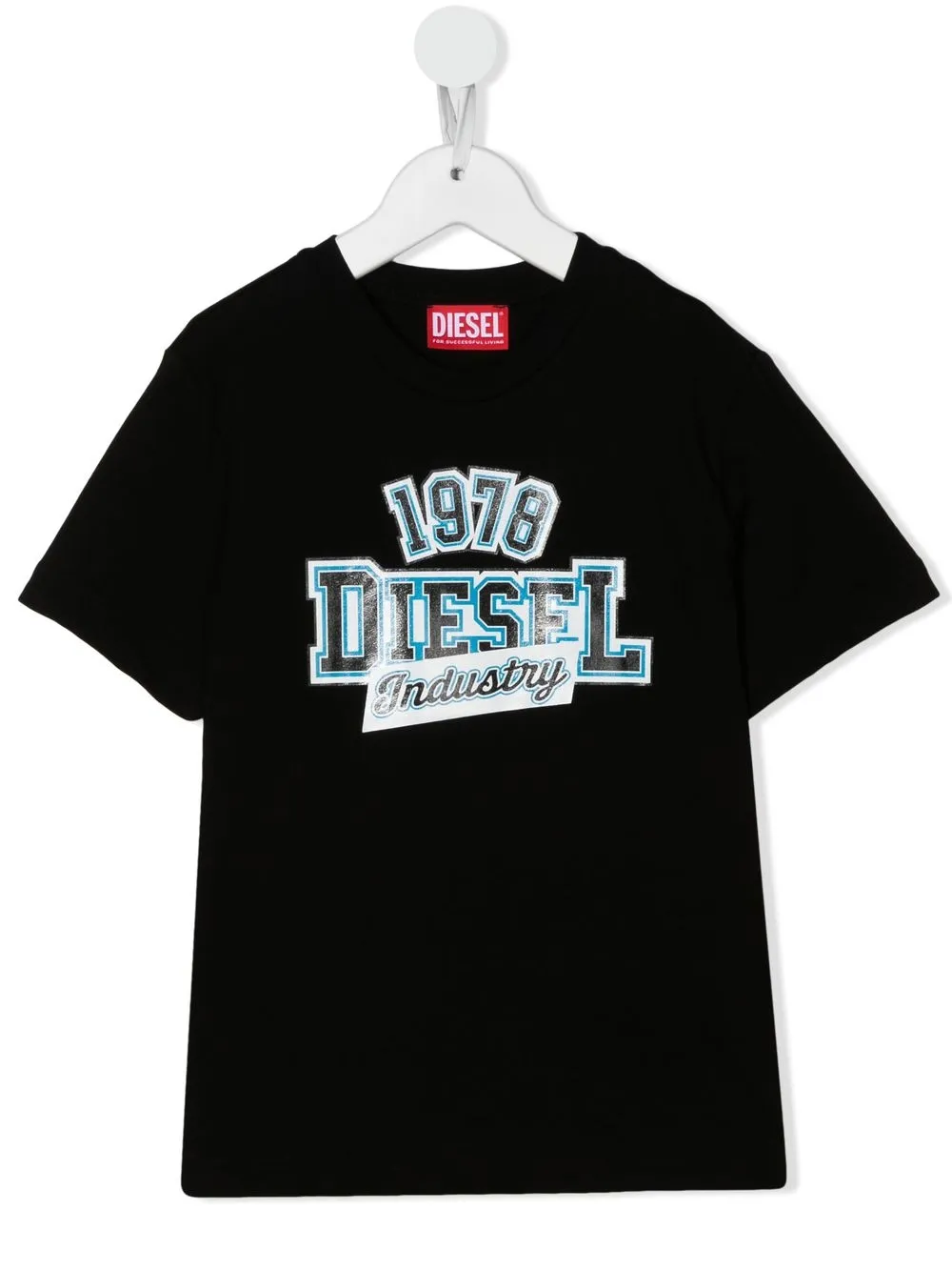 

Diesel Kids logo-print cotton T-Shirt - Black