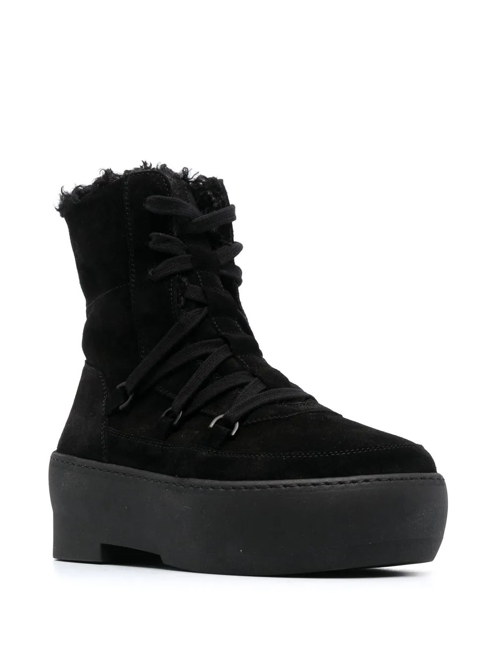 Image 2 of GIABORGHINI flatform lace-up suede boots