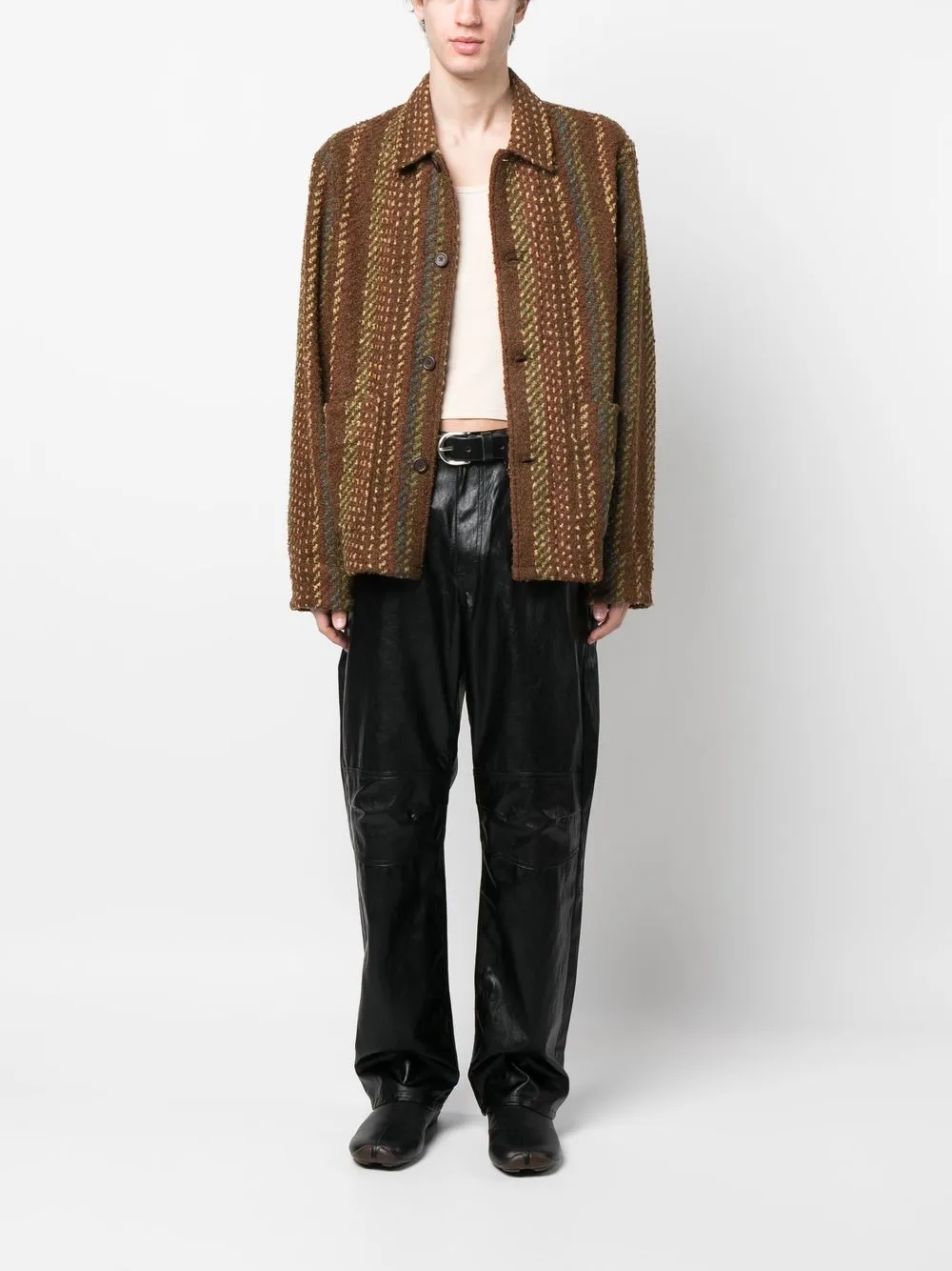 OUR LEGACY Archive Box Knit Shirt Jacket - Farfetch