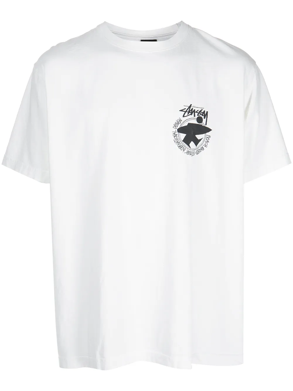 

Stüssy playera Beach Roots - Blanco