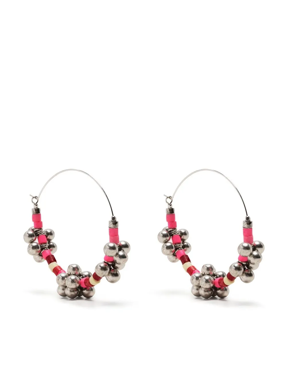 ISABEL MARANT Cluster statement hoop earrings Women