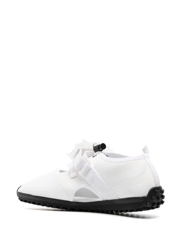 Cecilie Bahnsen Sara cut-out Detail Sneakers | White | FARFETCH