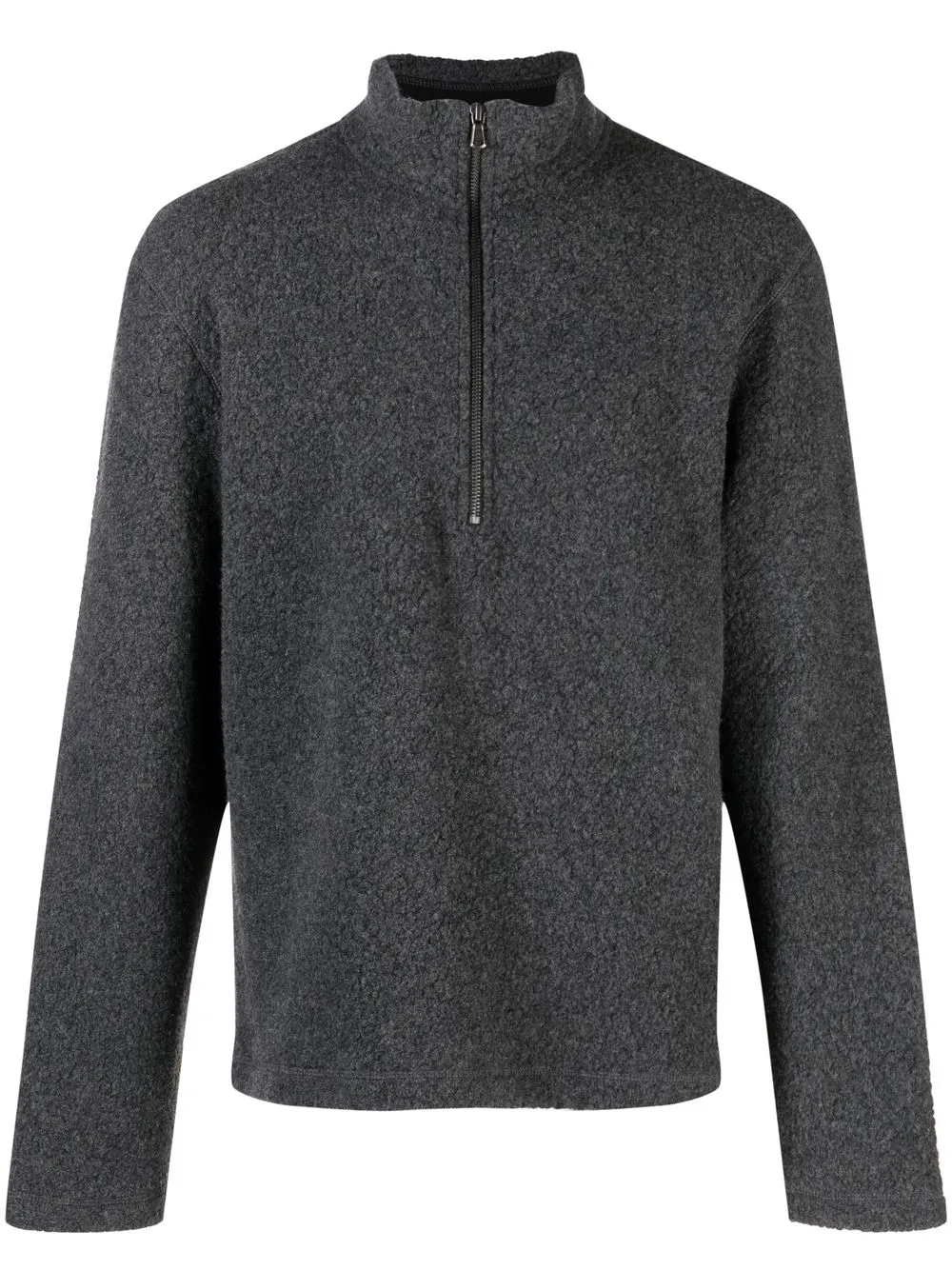 

Sunspel half-zip front fleece sweatshirt - Grey