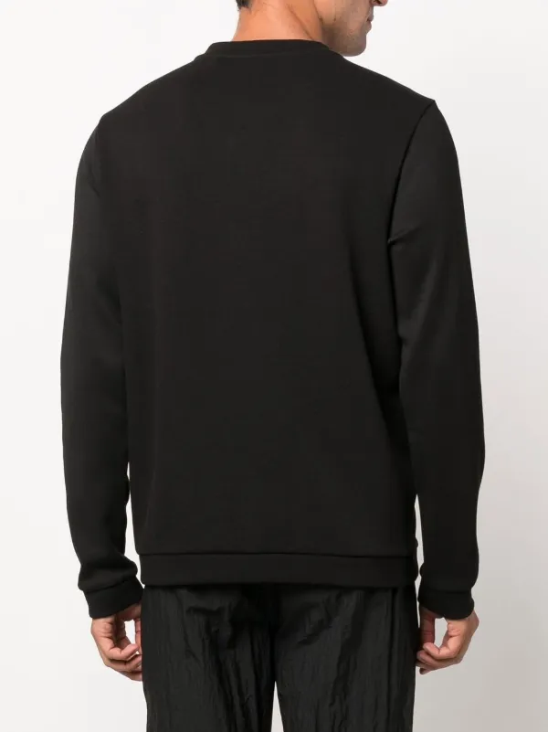 BOSS Salbo Curved logo print Sweatshirt Farfetch