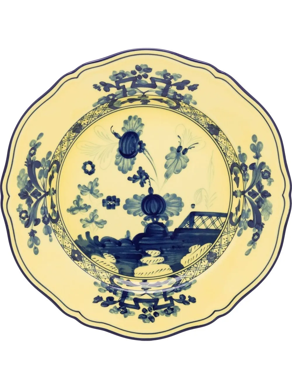 GINORI 1735 plato Oriente Italiano - Amarillo
