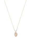 Sydney Evan 14kt yellow gold diamond pendant necklace