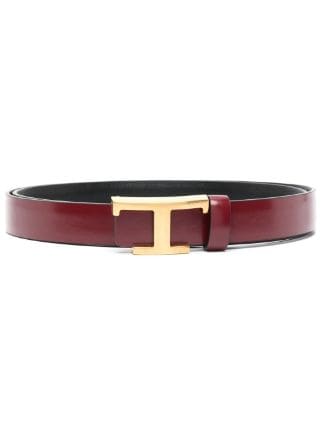 Valentino Garavani logo-plaque Reversible Leather Belt - Farfetch