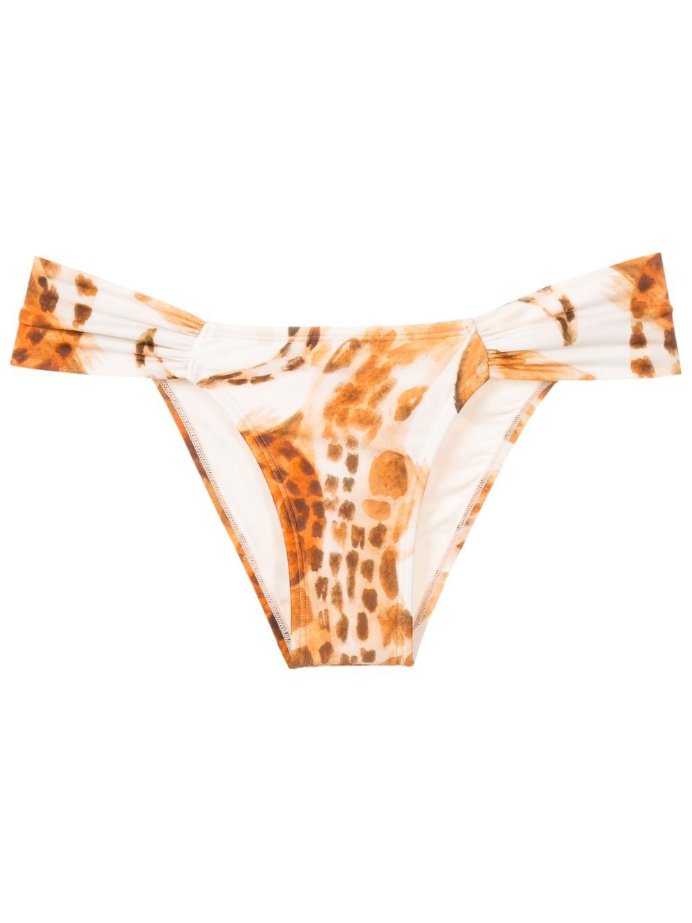 Lenny Niemeyer Bikinislip met dierenprint Bruin