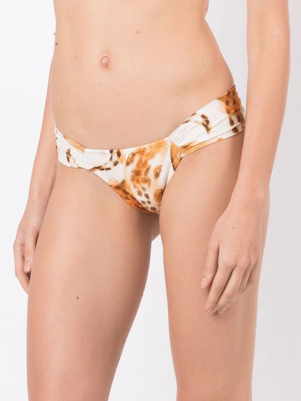 Lenny Niemeyer Bikinislip met dierenprint Bruin