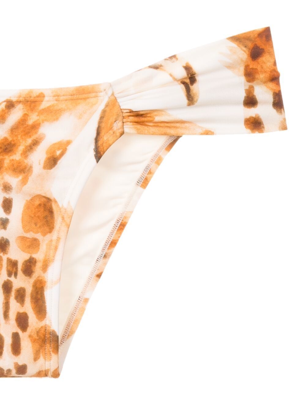 Lenny Niemeyer Bikinislip met dierenprint Bruin