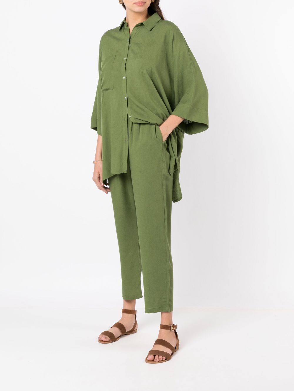 Lenny Niemeyer Blouse met wijde mouwen - Groen