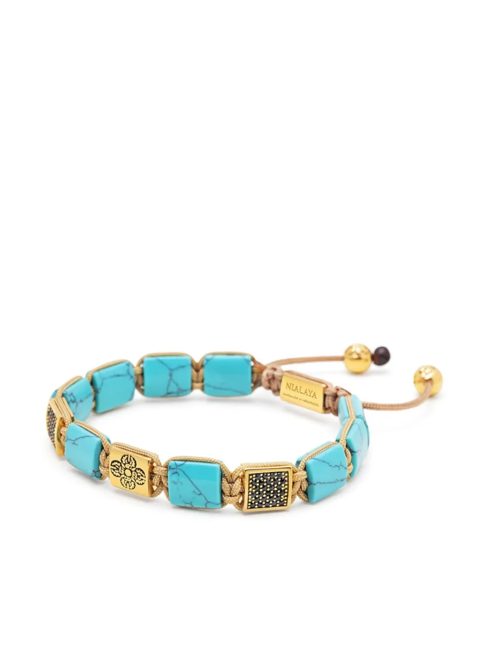 Nialaya Jewelry gemstone-embellished adjustable bracelet | Image 2