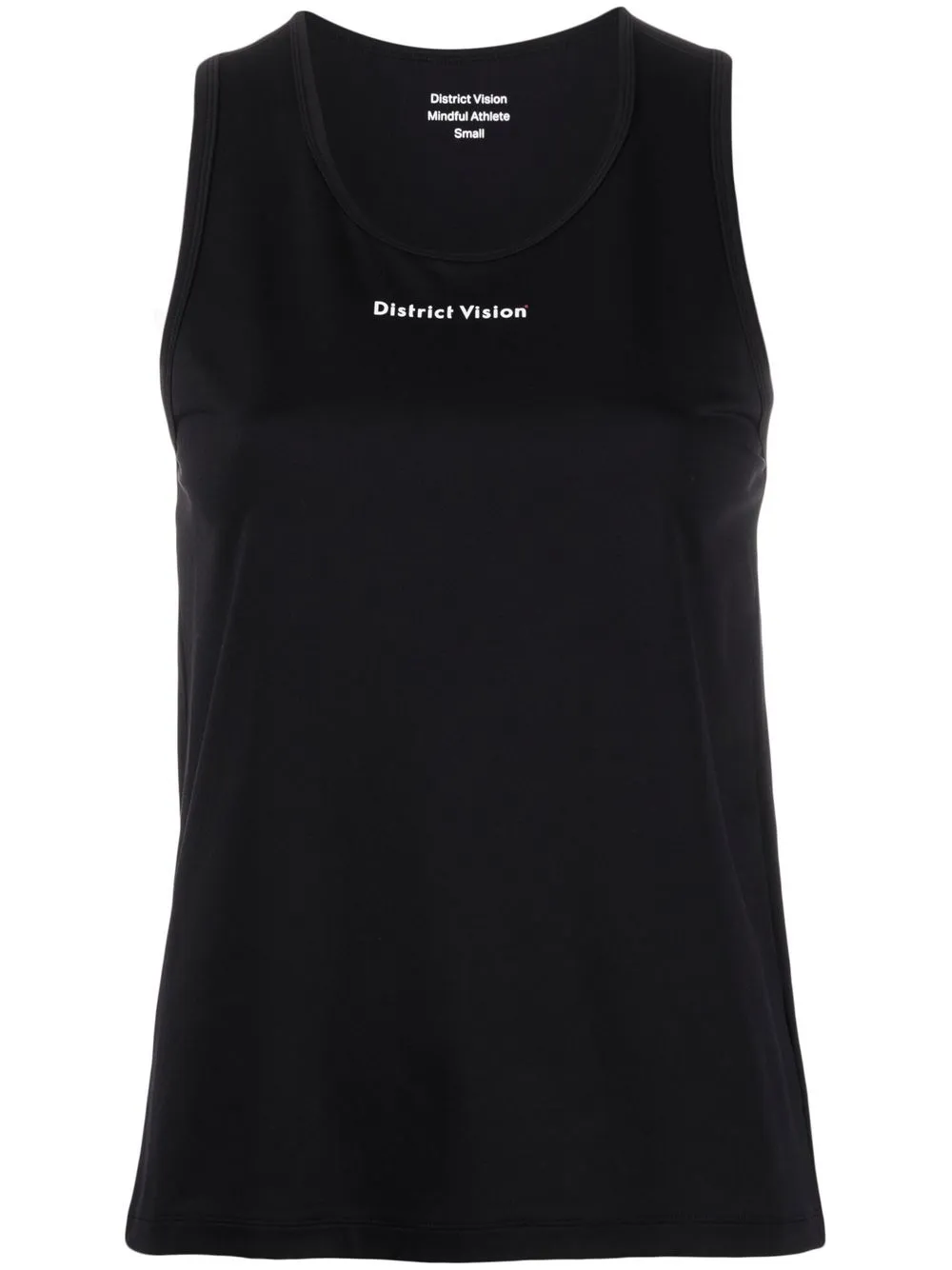 

District Vision logo-print tank top - Black