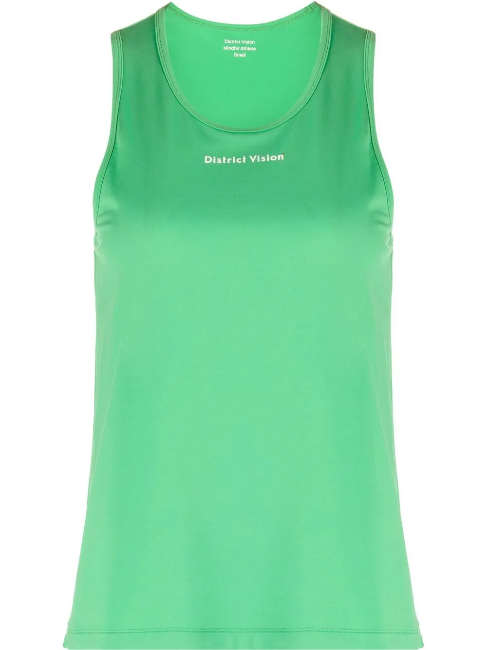 

District Vision Deva training singlet vest - Green