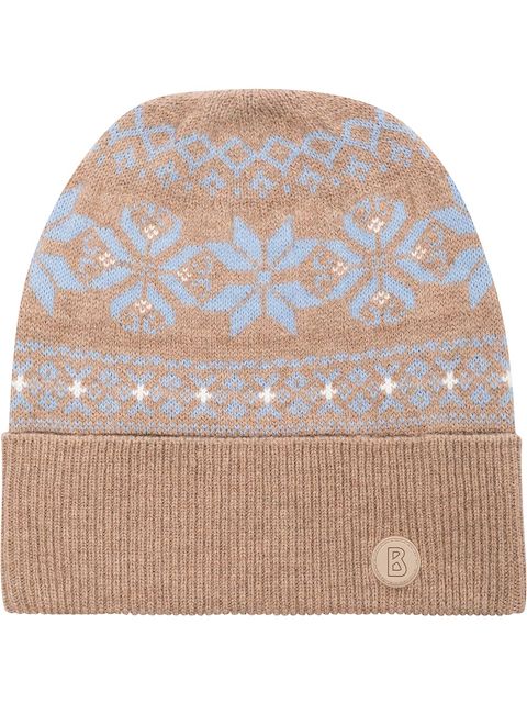 BOGNER embroidered beanie hat