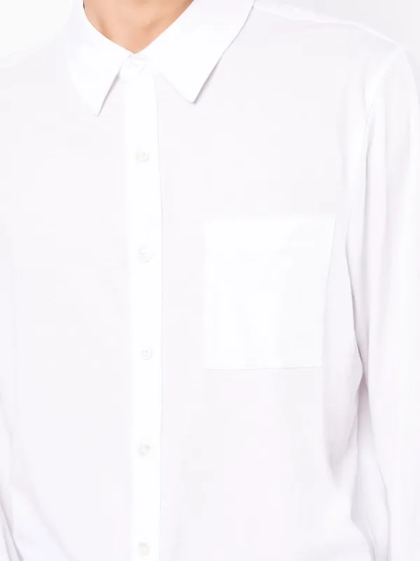 Camicia Elegante Uomo James Perse - Bianca, Cotone 100%, Taglia XL - Nuova Con Etichetta