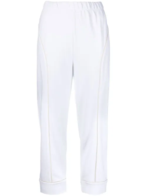 Pantalon de jogging zippé à taille élastiquée - Stella McCartney - Modalova