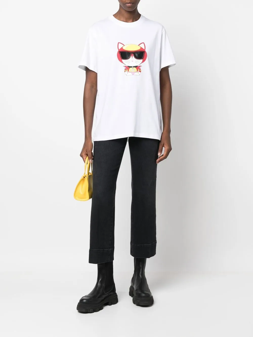 Karl Lagerfeld T-shirt met print - Wit