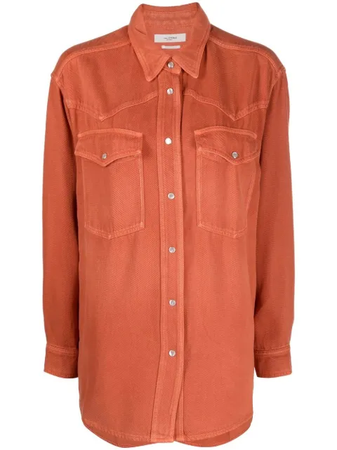 MARANT ÉTOILE lyocell denim shirt