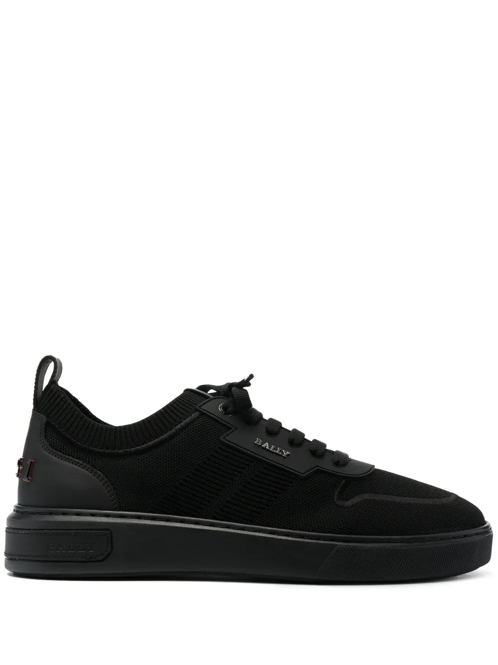 

Bally tenis bajos con agujetas - Negro