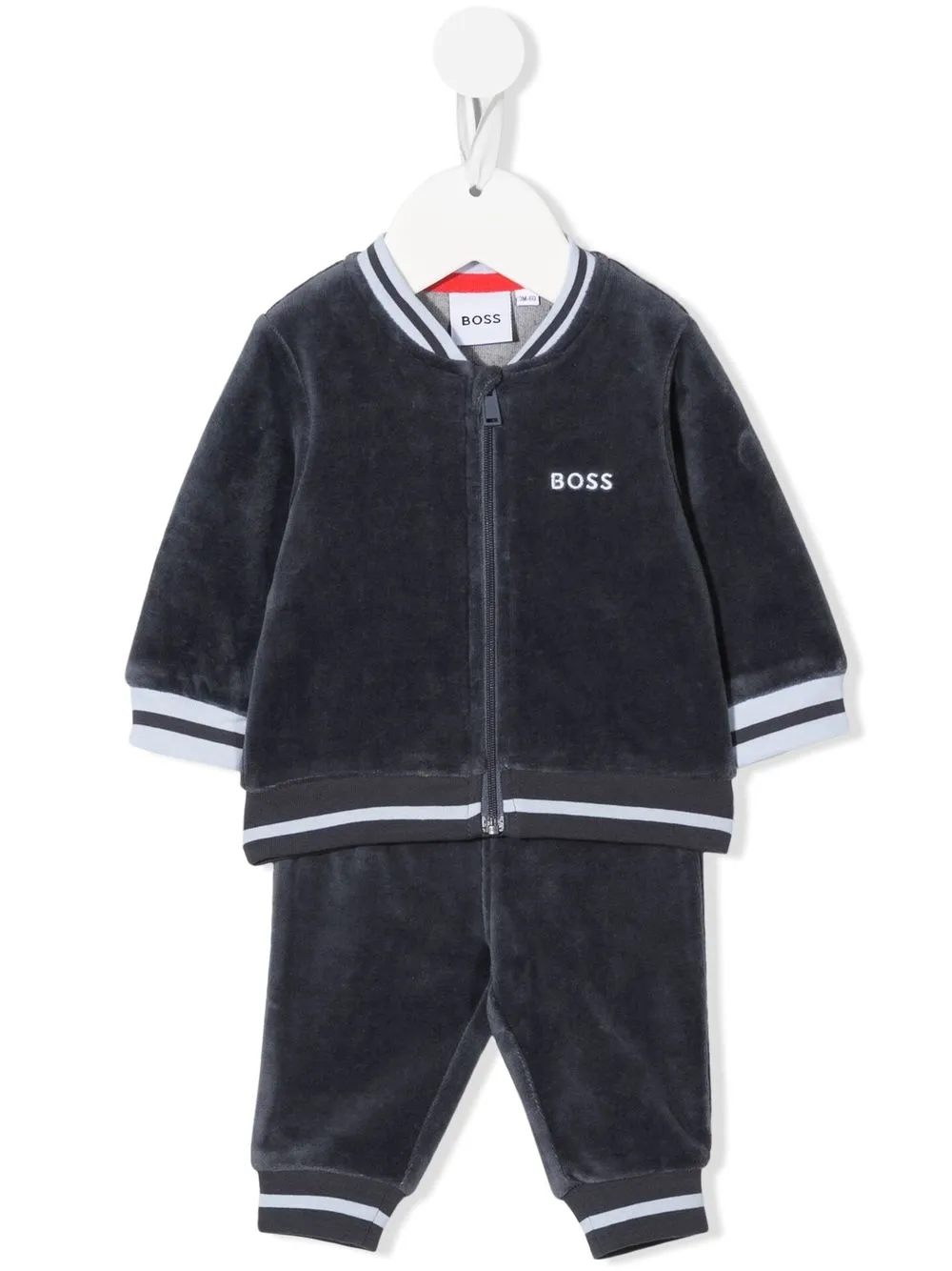 

BOSS Kidswear logo-print tracksuit set - Blue