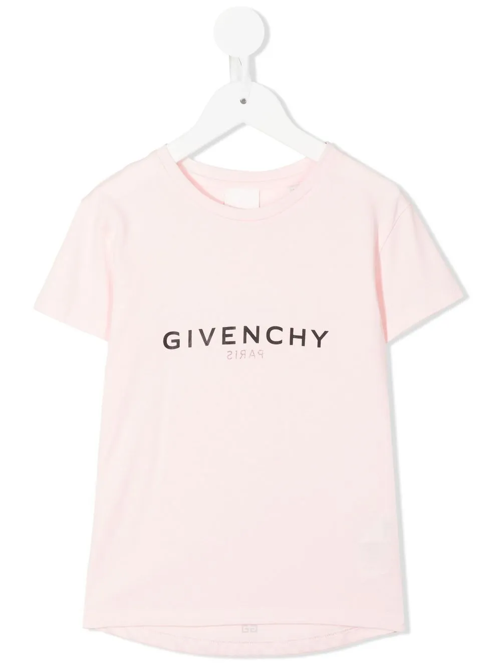 

Givenchy Kids playera con logo estampado - Rosado