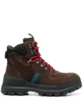 Polo Ralph Lauren panelled lace-up boots - Brown