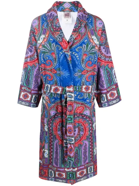 ETRO paisley-print cotton robe