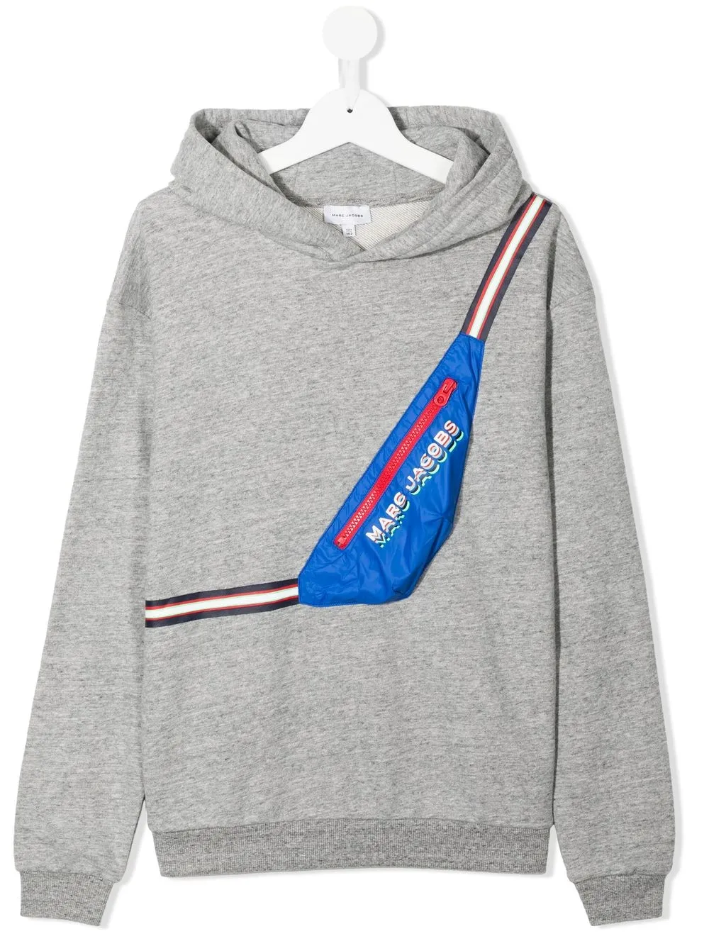 

Marc Jacobs Kids hoodie con logo estampado - Gris