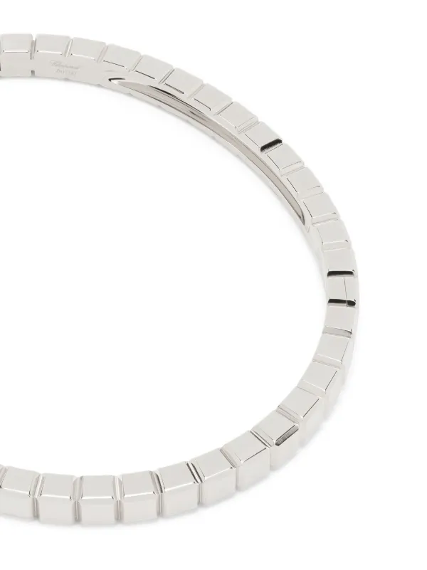 Chopard Ice Cube バングル L 18Kホワイトゴールド | シルバートーン