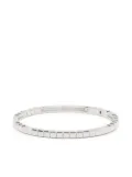 Chopard 18kt white gold large Ice Cube bangle - Silver