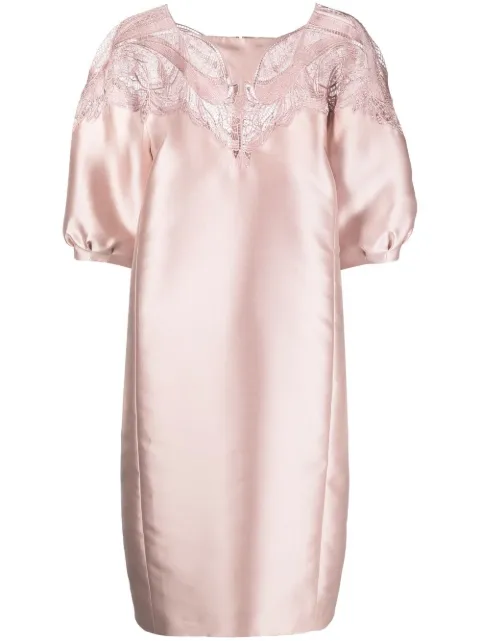 Alberta Ferretti Kleid mit Spitzendetail