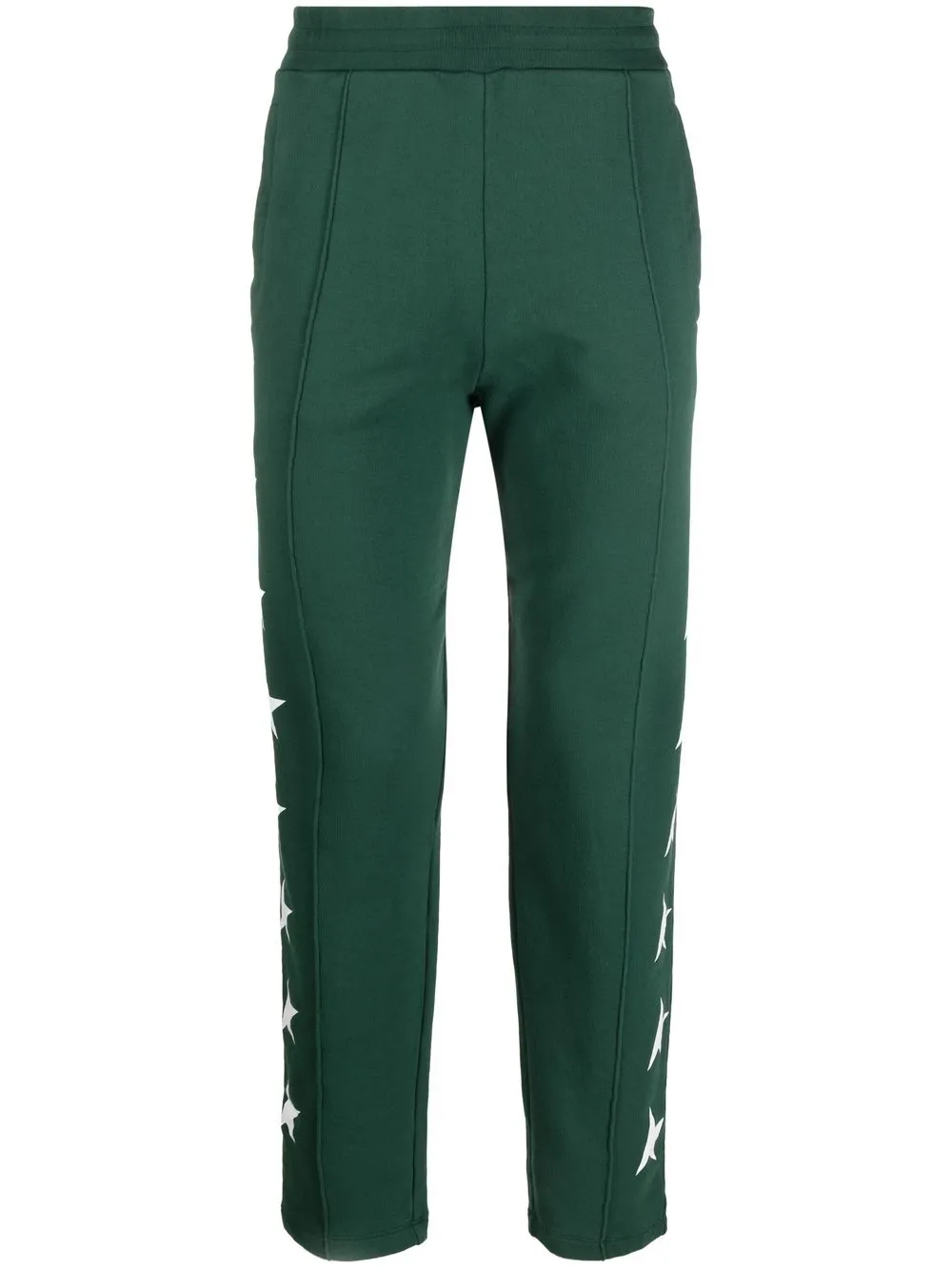 

Golden Goose pants con estrellas estampadas - Verde