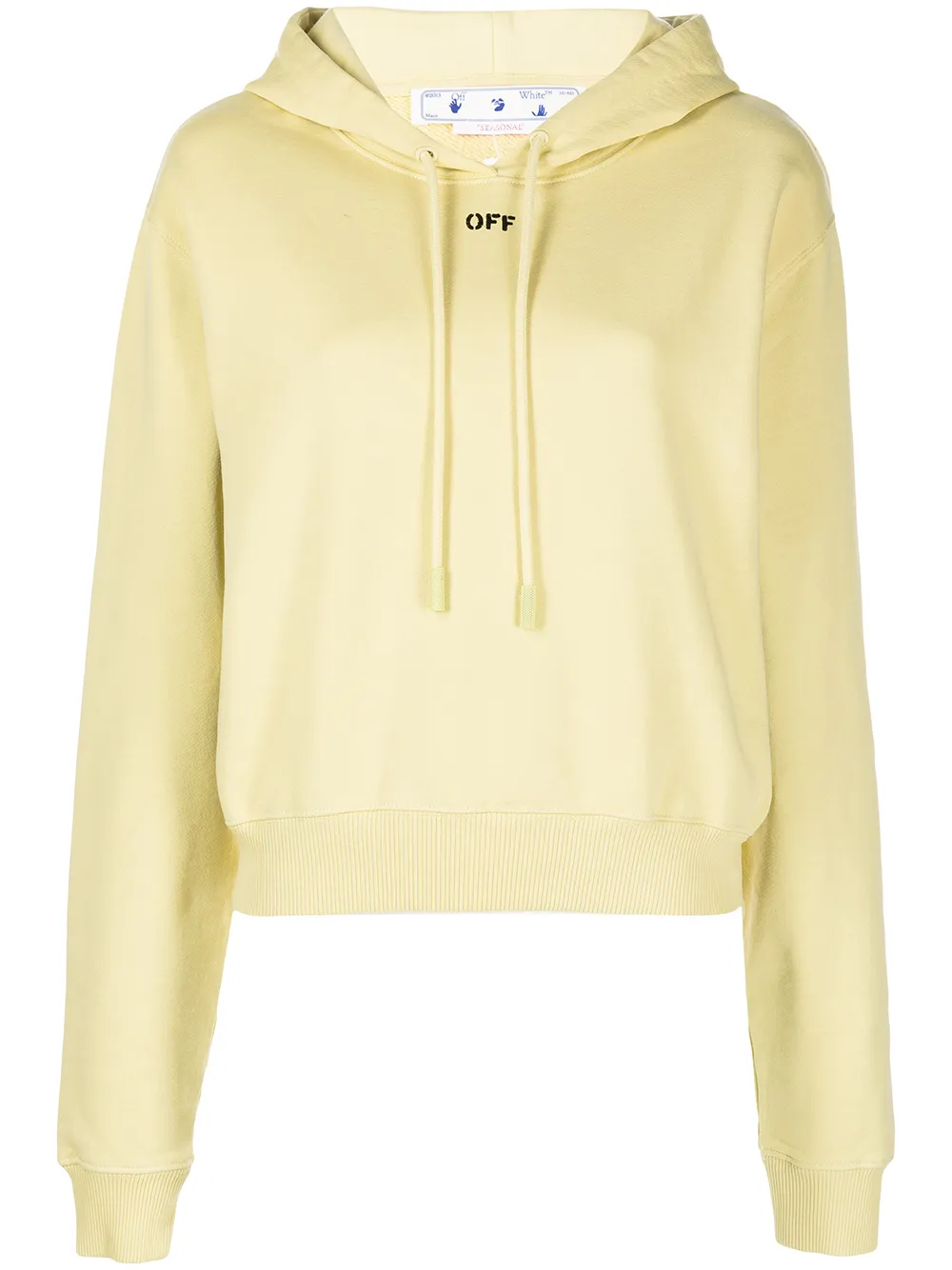 

Off-White hoodie con logo estampado - Amarillo