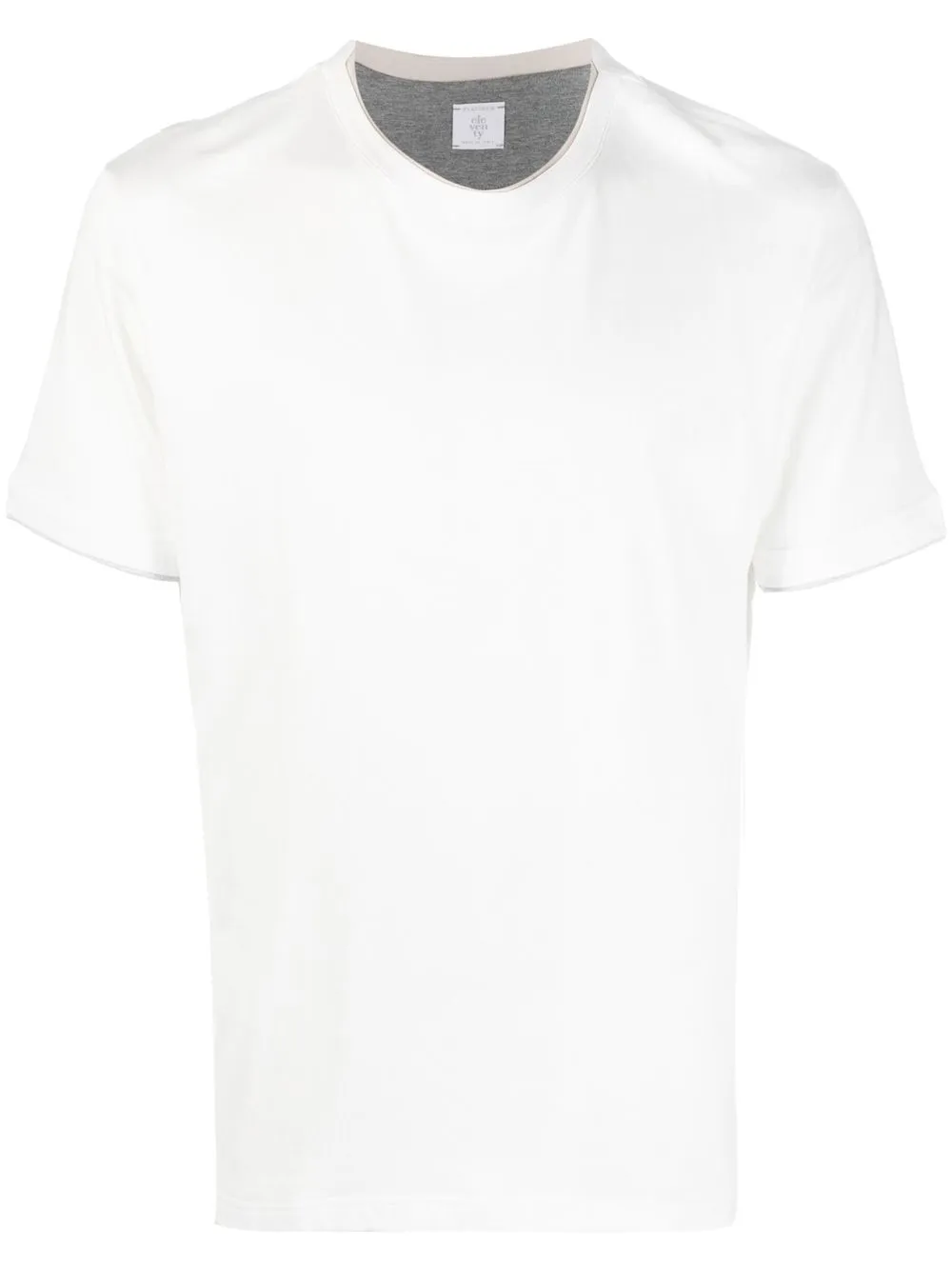 

Eleventy playera con cuello redondo - Blanco