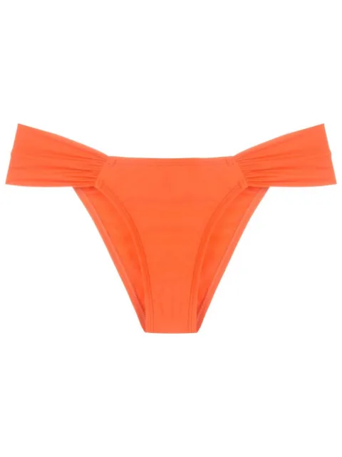 Lenny Niemeyer low-rise ruched bikini bottoms