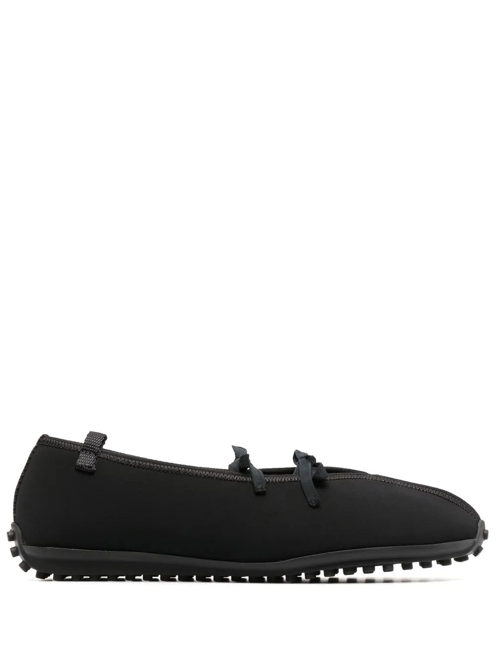 Cecilie Bahnsen Sara bow-detail sneaker ballerinas - Black