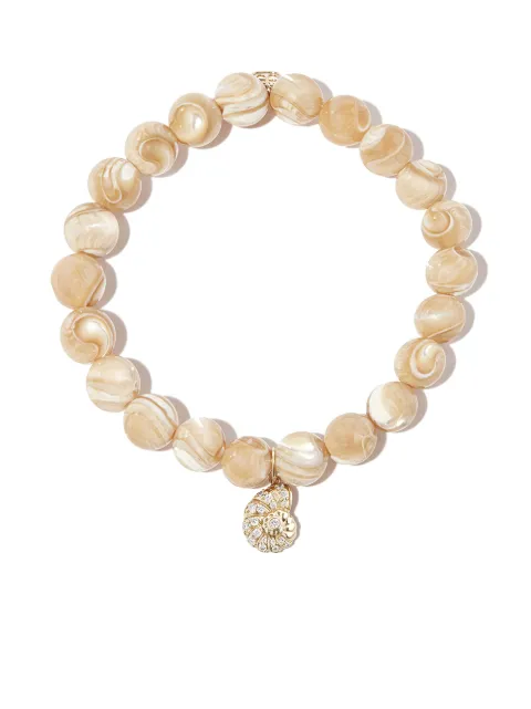 Sydney Evan Bracciale in oro giallo 14kt con madreperla