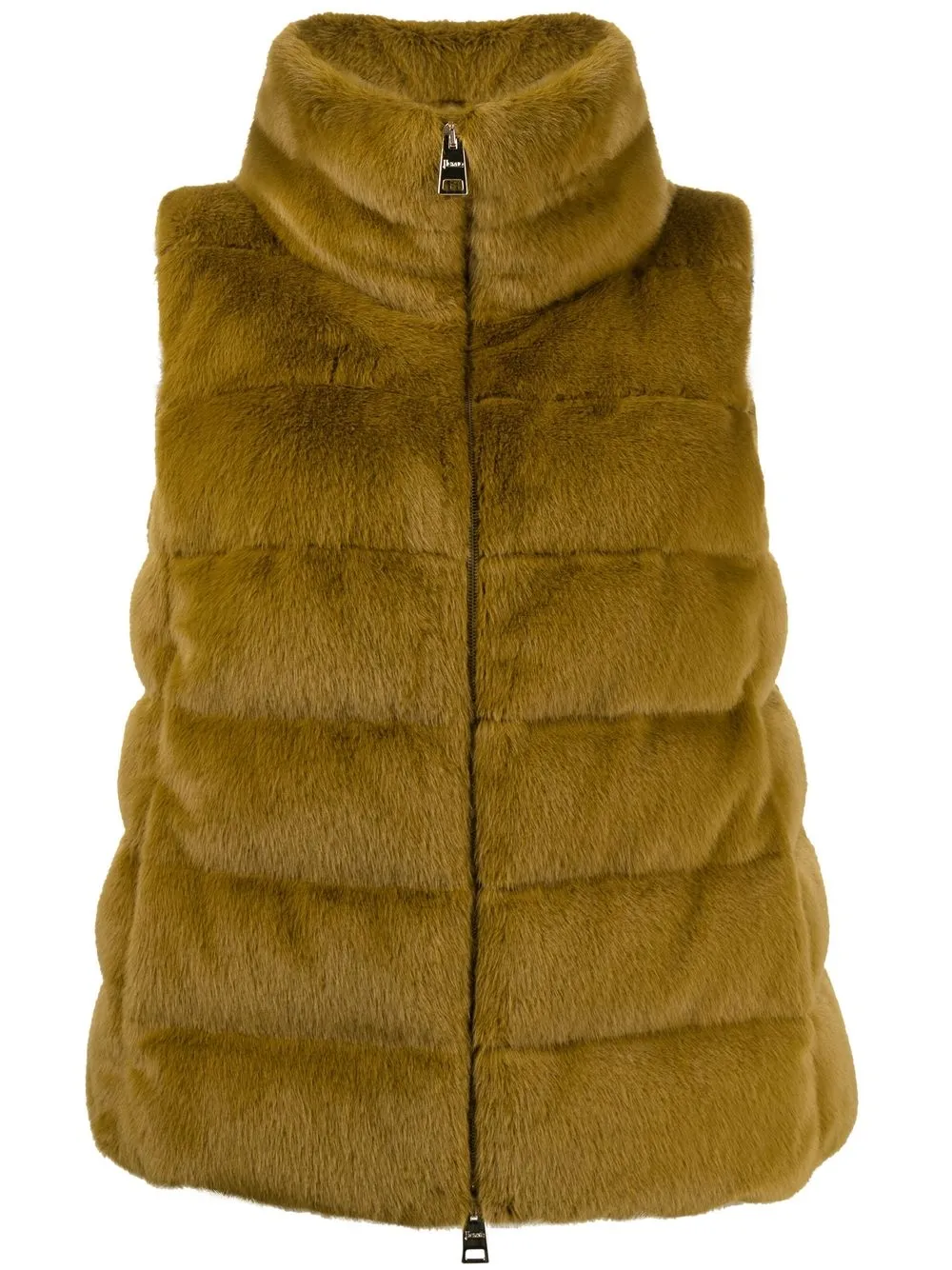 

Herno faux-fur quilted gilet - Brown