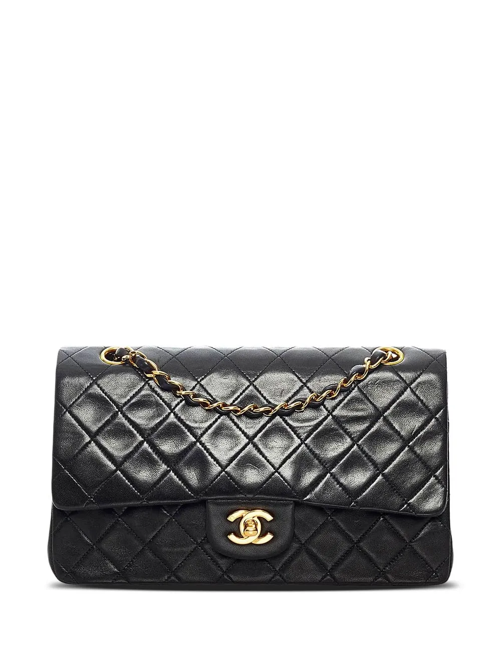 

Chanel Pre-Owned bolsa de hombro Double Flap 1996 - Negro