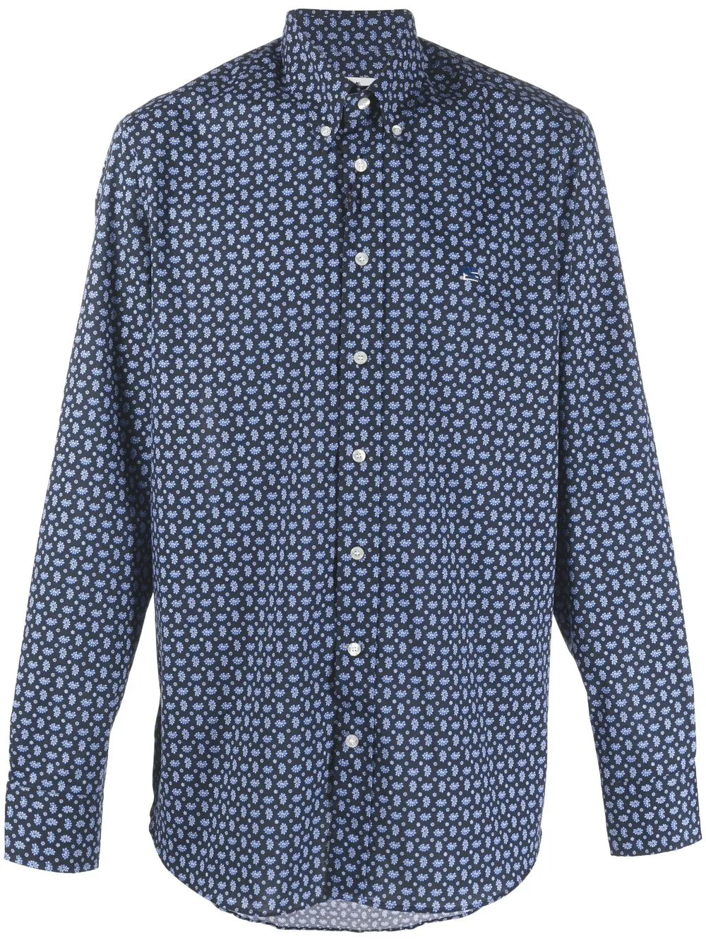 

ETRO camisa con estampado de cachemira - Azul