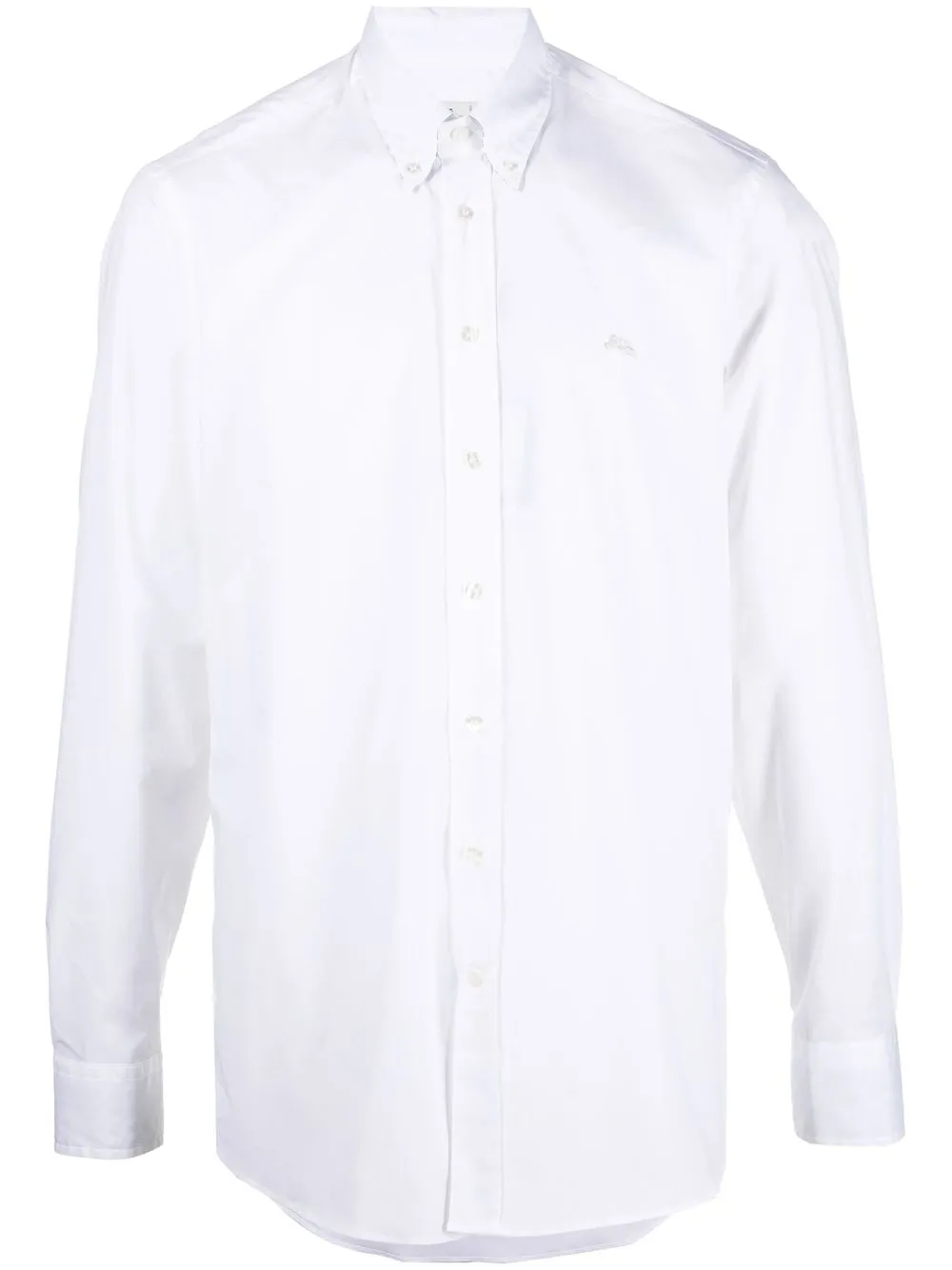 

ETRO camisa con botones en el cuello - Blanco