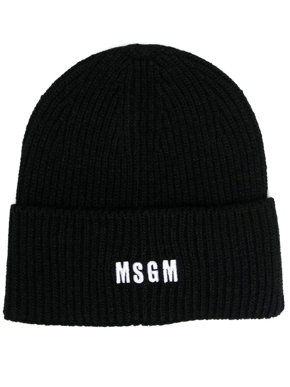 

MSGM gorro con logo bordado - Negro