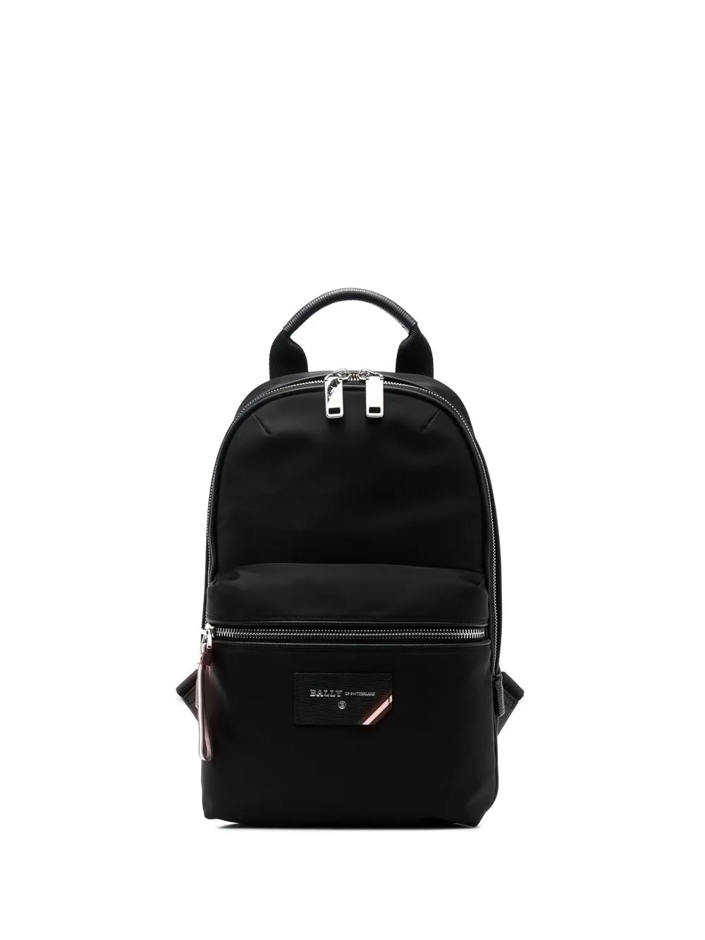 

Bally logo-patch backpack - Black