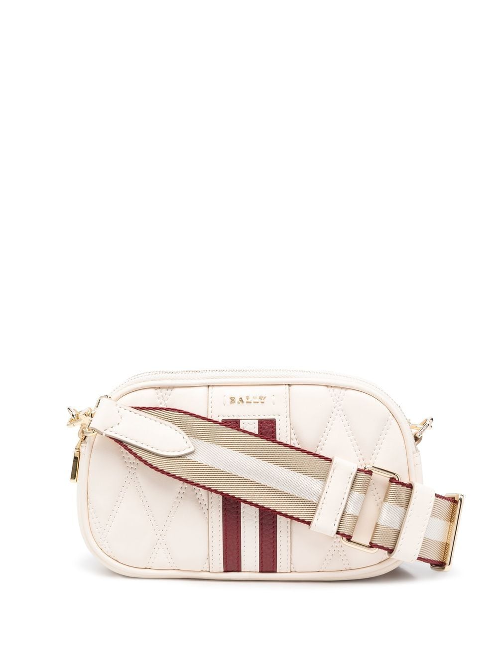 

Bally bolsa crossbody capitonada mini - Neutro