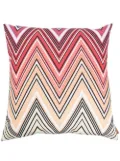 Missoni Home zigzag-print square cushion - Green