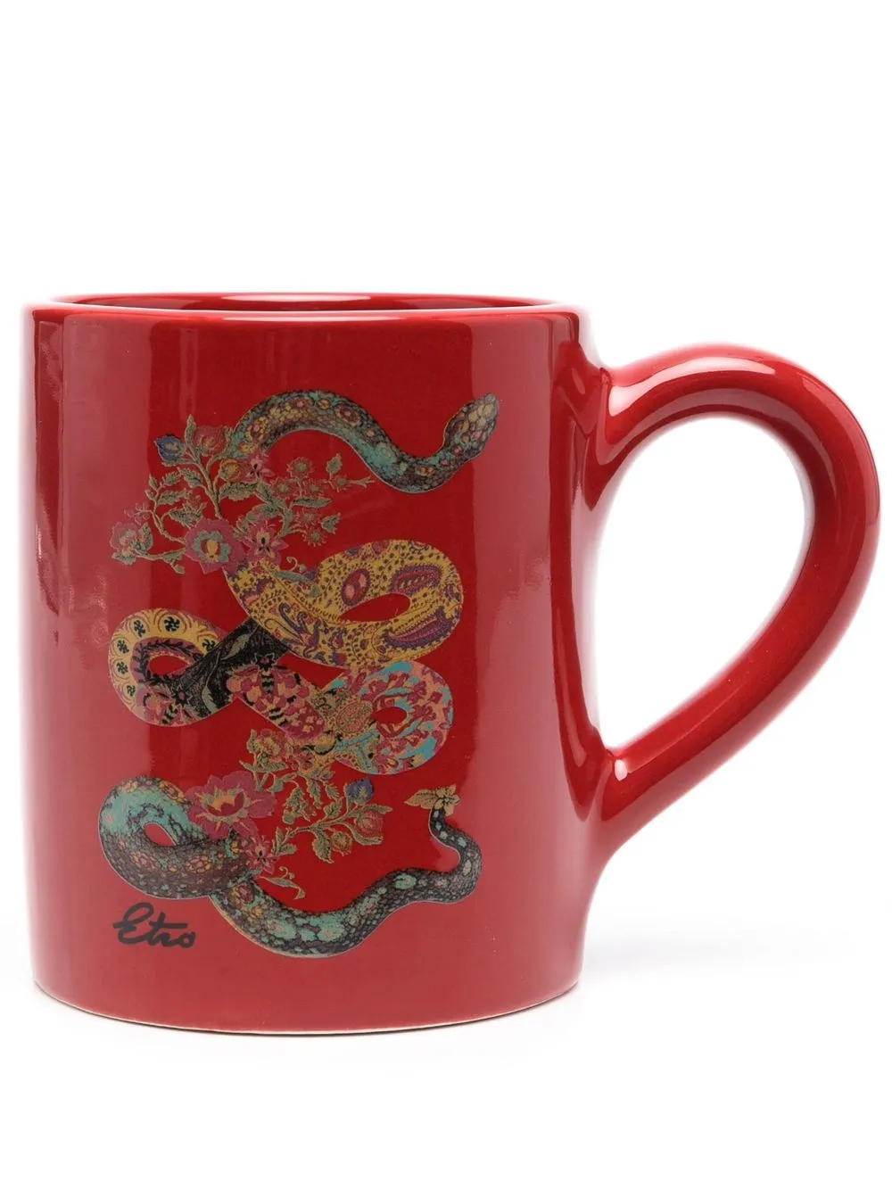 

ETRO glazed ceramic mug - Red