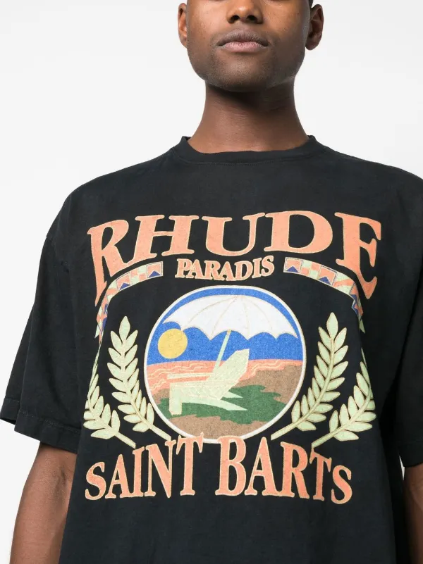 【RHUDE】Ｔシャツ RHUDE (ルード) - RHUDE SCRIPT CREST TEE Tシャツ| cherry